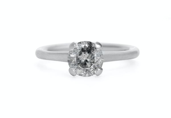 Princess Cut 1/5 Carat (ctw) Diamond Engagement Ring & Wedding Band Set in  10K White Gold | Best Buy Canada